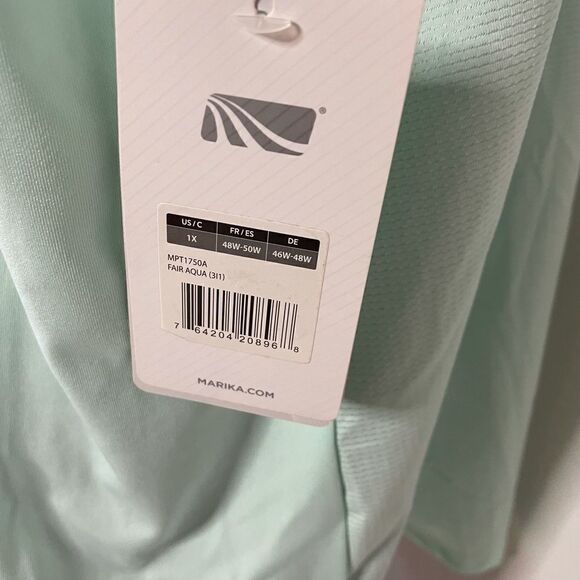 Marika Curves Mint Ventilated Tank - Women’s 1X - Picture 6 of 8